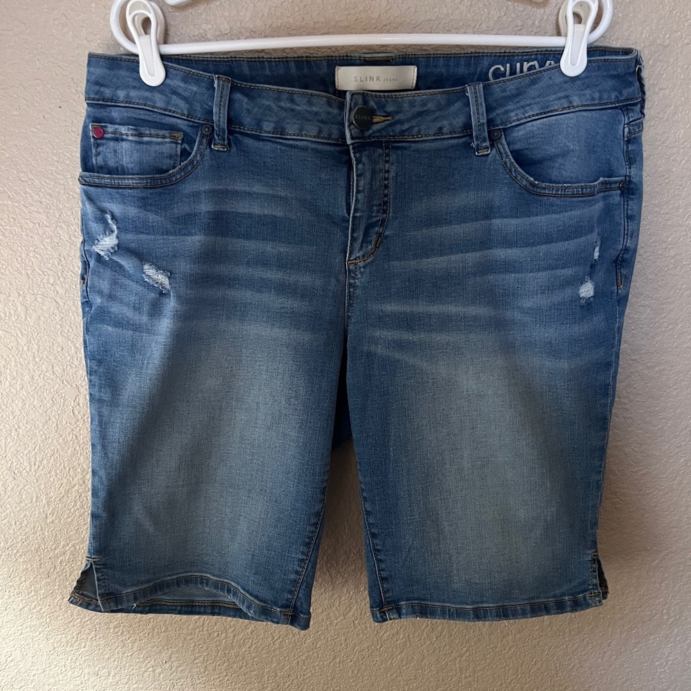 Slink Jeans Curvy Bermuda Jean Shorts